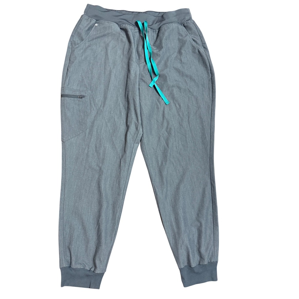 FIGS Technical Collection Charcoal‎ Gray Jogger Scrub Pants XL